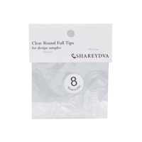 ＳＨＡＲＥＹＤＶＡサンプル用チップＮ クリア （ラウンド） ＃８ ５０Ｐ 113718 1個（直送品）