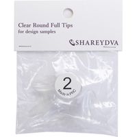 ＳＨＡＲＥＹＤＶＡサンプル用チップＮ クリア （ラウンド） ＃２ ５０Ｐ124147 (直送品) 1個（直送品）