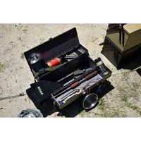 リングスター Starke-R 2段式ボックス スチール製 オリーブドラブ L410×W200×H180mm STR-411 OD 1個（直送品）