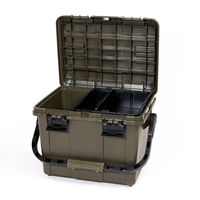 リングスター Starke-R ELEPHANT 収納ボックス オリーブドラブ L465×W333×H322mm STR-470 OD 1個