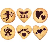 タイガークラウン #1193 バレンタインステンシルセット 1パック（直送品）