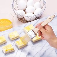 タイガークラウン #343 ケーキ用塗りハケ 40mm 1本（直送品）