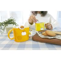 デコレコーポレーション ひょっこりハムマグ GY HC-17082 1個（直送品）