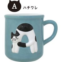 デコレコーポレーション 猫のイニシャルマグ A MG-28312 1個（直送品）