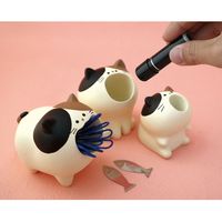 デコレコーポレーション 印鑑スタンド みけねこ PK-92925 1個