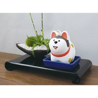 デコレコーポレーション しっとり壺 開運うるおい飾り ほほえみ犬張子 ZCB-43616 1個（直送品）