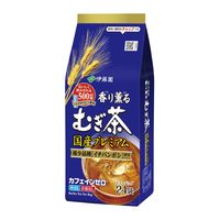 【水出し可】伊藤園 香り薫るむぎ茶 国産プレミアム ティーバッグ　1ケース（240バッグ：24バッグ入×10袋）