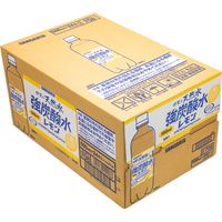 サンガリア 伊賀の天然水 強炭酸水レモン 500ml 1箱（24本入）