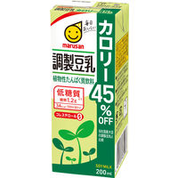 調製豆乳　カロリー45%オフ　200ml　1箱（24本入）　マルサンアイ