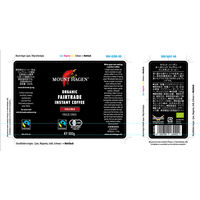 【インスタントコーヒー】【瓶】マウントハーゲン　オーガニック　インスタントコーヒー　1本（100g）
