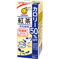 マルサンアイ 紅茶 カロリー50%オフ 200ml 1箱（24本入）