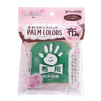 シヤチハタ 手形スタンプパッド PALM COLORS 布用 みどり HPF-A/H-G 1個