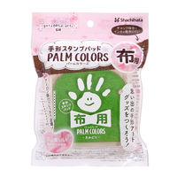 シヤチハタ 手形スタンプパッド PALM COLORS 布用 きみどり HPF-A/H-YG 1個