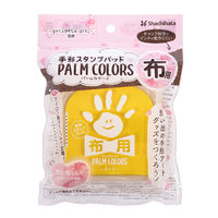 シヤチハタ 手形スタンプパッド PALM COLORS 布用 きいろ HPF-A/H-Y 1個