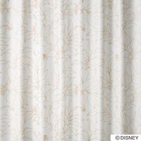 スミノエ DISNEY セミオーダー カーテン ミッキー スリップリーフ 1500×2300mm ゴールド １セット(2枚入)（直送品）