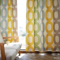 スミノエ DISNEY セミオーダー カーテン ミッキー ドットリング 2000×1100mm ミックス １セット(2枚入)（直送品）