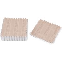 アイリスオーヤマ マット ジョイントマット 32×32cm 厚み1cm 木目調 JTM-32（WOD) モカブラウン 1セット(9枚入)