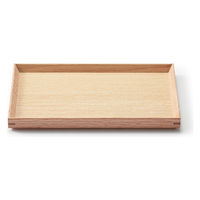無印良品 木製 角型トレー 約幅27×奥行19×高さ2cm 6個 良品計画
