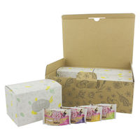 【大容量アソート】花週間 1セット（96錠（4種類・各24錠） ×2箱）発泡入浴剤 透明な湯 （透明タイプ）  限定