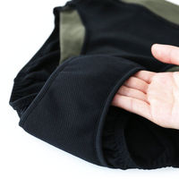 吸水サニタリーショーツ 夜用 L ブラック 1セット（2枚） 生理用品 安心立体設計 肌に優しい綿混素材  限定