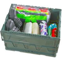 トラスコ中山 TRUSCO オリコン 蓋つき折りたたみコンテナ 50L OD CT50-OD 1個 257-8176（直送品）