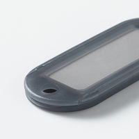 コクヨ キーホルダー型名札 グレー 10個パック ナフー2 ナフ-210MX10 1パック