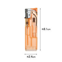 ライター 2本パック スライド電子ライター 色アソート CR対応 ST-2 1個（2本パック） 防災用品 東海