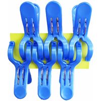 オーエ 洗濯ピンチ ダブルバネ竿ピンチ6個入 87825 1個