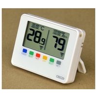 クレセル デジタルポータブル温湿度計 100個入 CR-1500W 1ケース（100個） 64-8891-77（直送品）