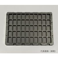アズワン 部品トレー 355mm×255mm 導電PS 黒 0.5mm 50個入 64-8897-57 1箱(50個)（直送品）