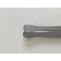 野中理化器製作所 特殊ピンセット 先端丸面フラット 120mm 33A-SA 1本 64-8945-35（直送品）