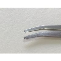 野中理化器製作所 特殊ピンセット 先端薄フラット曲がり 120mm 90-SA 1本 64-8945-37（直送品）