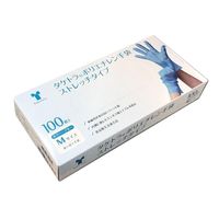 アーテック タケトラポリエチレン手袋 ストレッチタイプ ブルー M 100枚入 082053 1ケース(2000枚) 64-9098-62（直送品）
