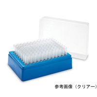 QSP マイクロテストチューブ 1.2mL フロスティ加工なし 滅菌済 96本×10ラック入 RC-845-TPS-Q 1パック(960本)（直送品）