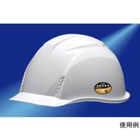 日本緑十字社 ヘルメット用ステッカー DRONE操作技能者 HLDー1 オレンジ 35×50mm 2枚組 233901 1組(2枚)（直送品）