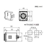 オートニクス アナログスターデルタタイマ AT8SDN 1個 64-9612-58（直送品）