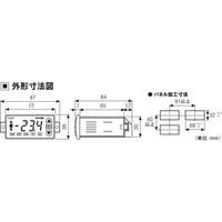 オートニクス 冷凍冷蔵用デジタル温度調節器 (RTD/DC12~24/コンプレッサ出力+除霜出力) TC3YF-21R(RTD) 1個（直送品）