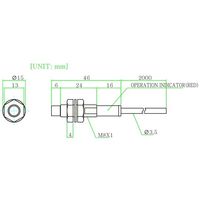 オートニクス 円柱型長距離近接センサ (非シールド/NC出力/検出距離4mm) PRDT08-4DC 1個 64-9615-46（直送品）