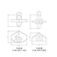 旭製作所 HB撹拌子 TYPE:B (平底形状用・対応ビーカー 50~100mL) 3353-B30 1個 64-9717-76（直送品）