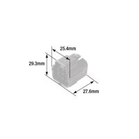 日立Astemoアフターマーケットジャパン 防水ハウジング メス 6極リテーナー付 3個入 FRA118N 1袋(3個)（直送品）