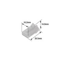 日立Astemoアフターマーケットジャパン 防水ハウジング オス 3極リテーナー付 5個入 FRM107N 1袋(5個)（直送品）