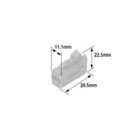 日立Astemoアフターマーケットジャパン 防水ハウジング オス 4極リテーナー付 3個入 FRM109N 1袋(3個)（直送品）