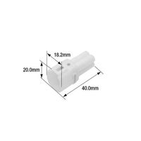 日立Astemoアフターマーケットジャパン 防水ハウジング メス 4極 3個入 FRS110N 1袋(3個) 64-9723-61（直送品）