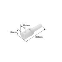 日立Astemoアフターマーケットジャパン 防水ハウジング メス 1極 黒 3個入 FRS104B 1袋(3個) 64-9723-65（直送品）