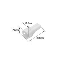 日立Astemoアフターマーケットジャパン 防水ハウジング メス 3極 黒 3個入 FRS108B 1袋(3個) 64-9723-69（直送品）