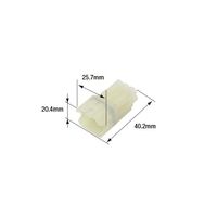 日立Astemoアフターマーケットジャパン 防水ハウジング メス 6極 3個入 FRSH112 1袋(3個) 64-9723-79（直送品）