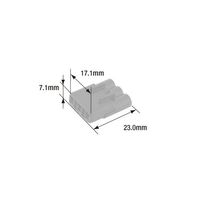 日立Astemoアフターマーケットジャパン 防水ハウジング オス 3極 黒 3個入 FRSH109B 1袋(3個) 64-9723-84（直送品）