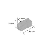 日立Astemoアフターマーケットジャパン 防水ハウジング オス 4極 黒 3個入 FRSH111B 1袋(3個) 64-9723-86（直送品）