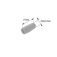 日立Astemoアフターマーケットジャパン 絶縁スリーブ 17.0mm 50個入 DVS5.5 1袋(50個) 64-9724-55（直送品）