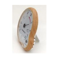 クレセル 木目調温湿度計 CR-142W 1個 65-0261-06（直送品）